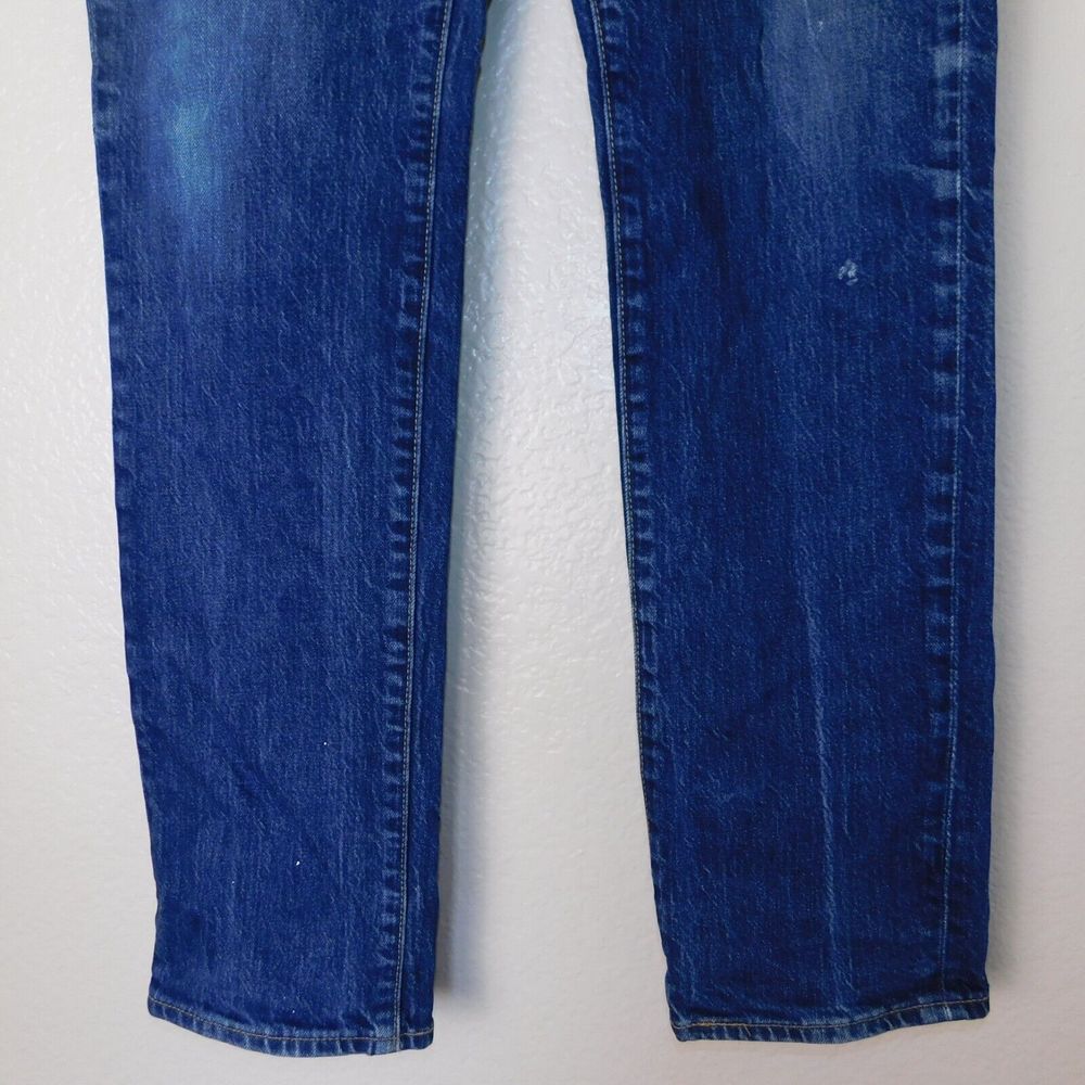 Levi's Premium 511 Big E Casual Denim Blue 5 Pocket Faded Jeans Size 31x32 - Picture 9 of 12